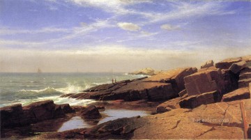 William Stanley Haseltine Painting - Rocas en el paisaje de Nahant2 Luminismo William Stanley Haseltine